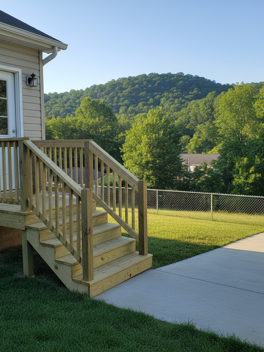 Deck Staining & Sealing completed by Bartlett Deck Co in Southaven, TN