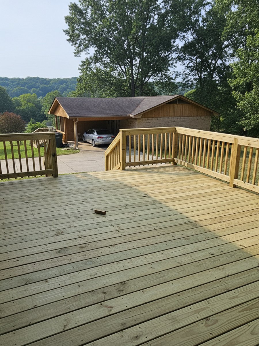 Deck Resurfacing & Board Replacement completed by Bartlett Deck Co in Arlington, TN